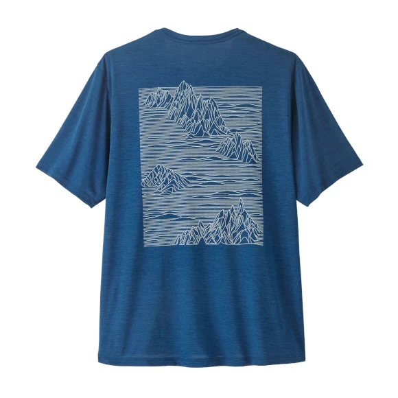 Koszulka męska Patagonia Cap Cool Daily Shirt Strataspire Clement Blue - Light Clement Blue X-Dye